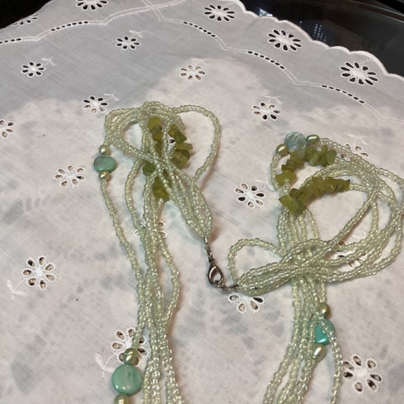 Helly Hansen WATCH in handcrafted natural stone necklace, EUC - Picture 3 of 16